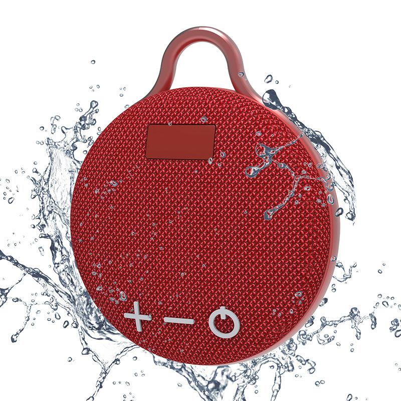 Ipx7 loa tắm không thấm nước không dây bluetooth ngoài trời di động di động di động mini loa nhỏ cho bữa tiệc cắm trại bãi biển Color: Red