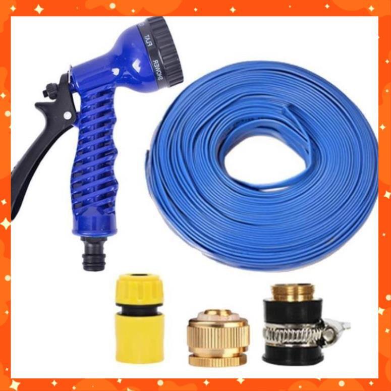 Bộ dây và vòi xịt tăng áp lực nước,rửa xe, tưới cây 7-10m  206843