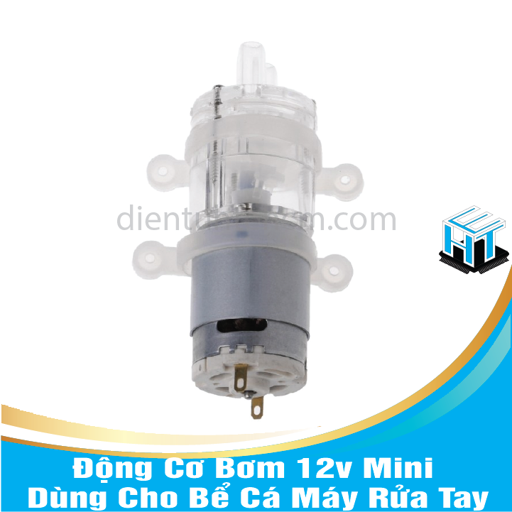 Động Cơ Bơm 12v Mini Dùng Cho Bể Cá ,Máy Rửa Tay