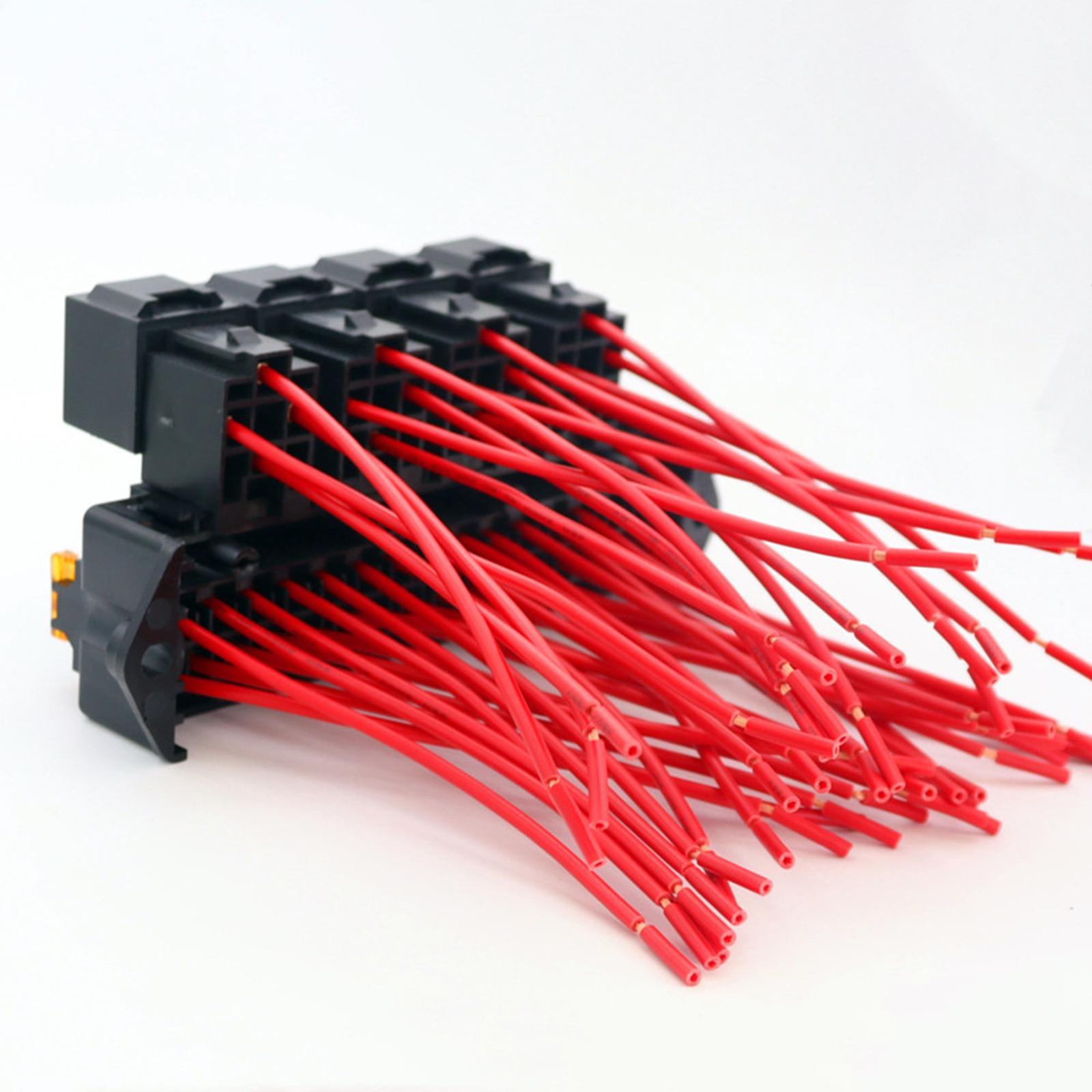 15 Way Car Fuse Box Block Holder Harness Assembly Wiring Fit for Automotive