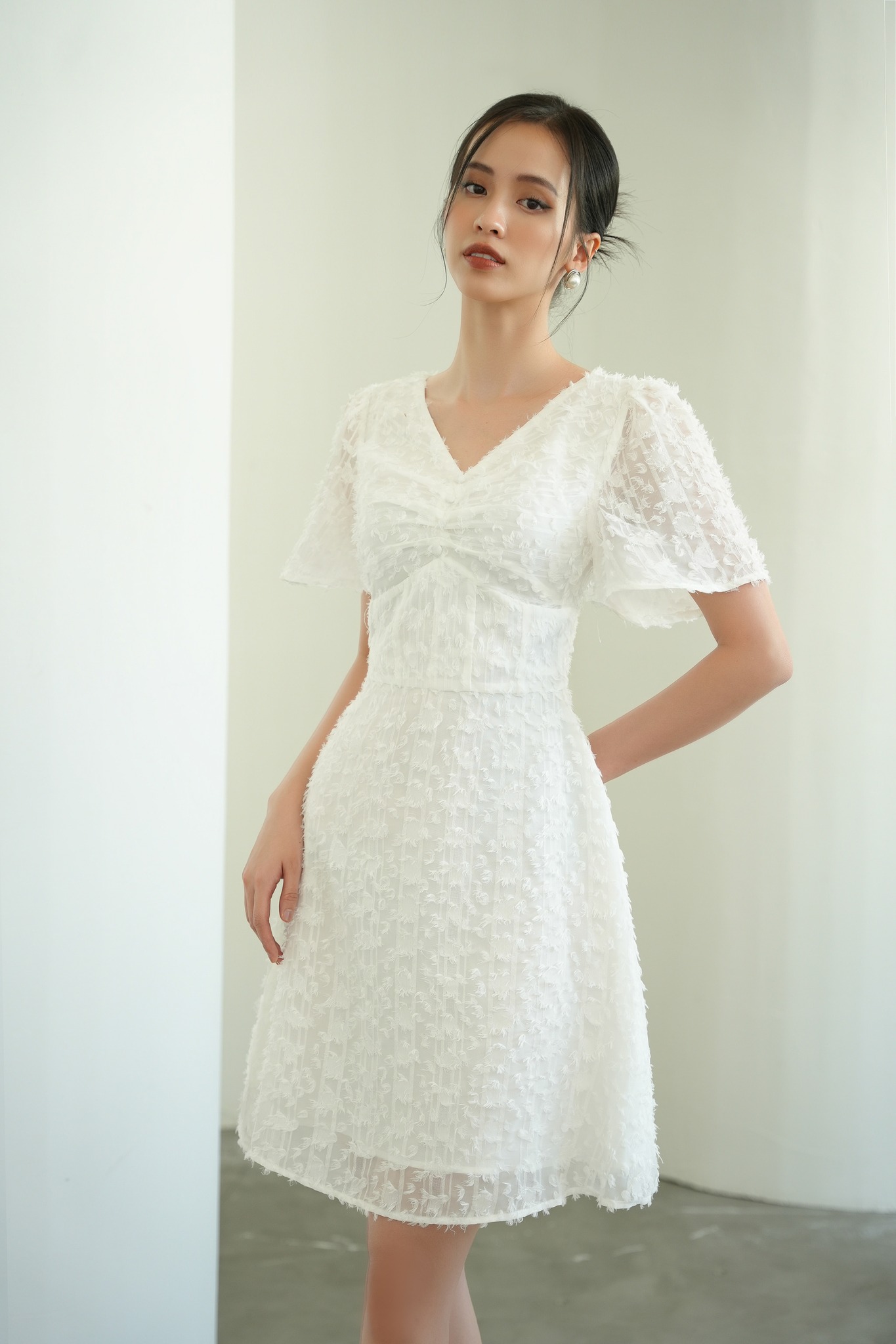 OLV - Đầm Briona White Dress