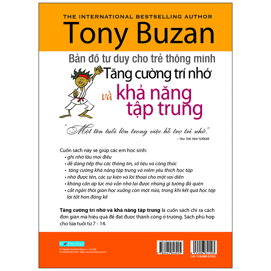 Tony Buzan - Tăng Cường Trí Nhớ Và Khả Năng Tập Trung (Tái Bản)