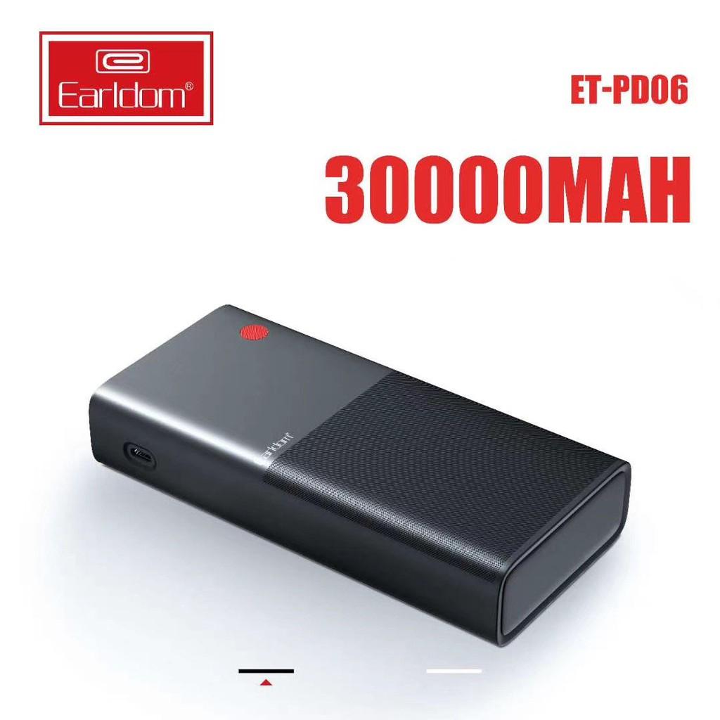 Sạc dự phòng chính hãng Earldom 30000 mAh cao cấp - Hàng chính hãng