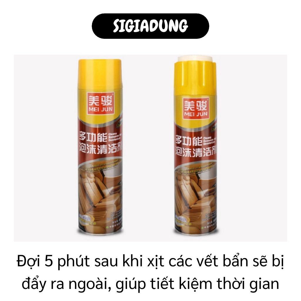 Chai Xịt Vệ Sinh Ô Tô - Bình Xịt Làm Sạch, Tẩy Nội Thất Xe Hơi Meijun 650ml 9418