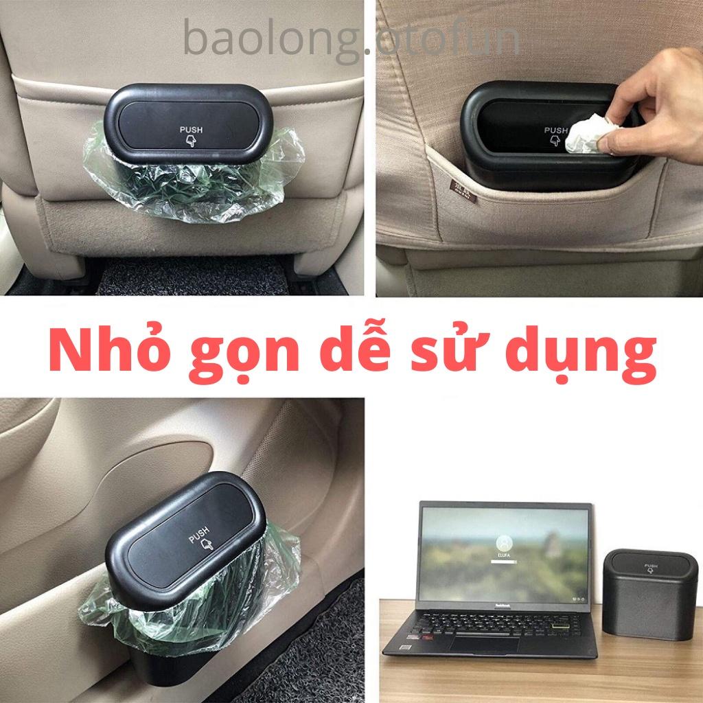 Thùng đựng rác mini trên xe ô tô,Hộp đựng rác mini dùng cho xe ô tô,để bàn, để nhà bếp tiện lợi