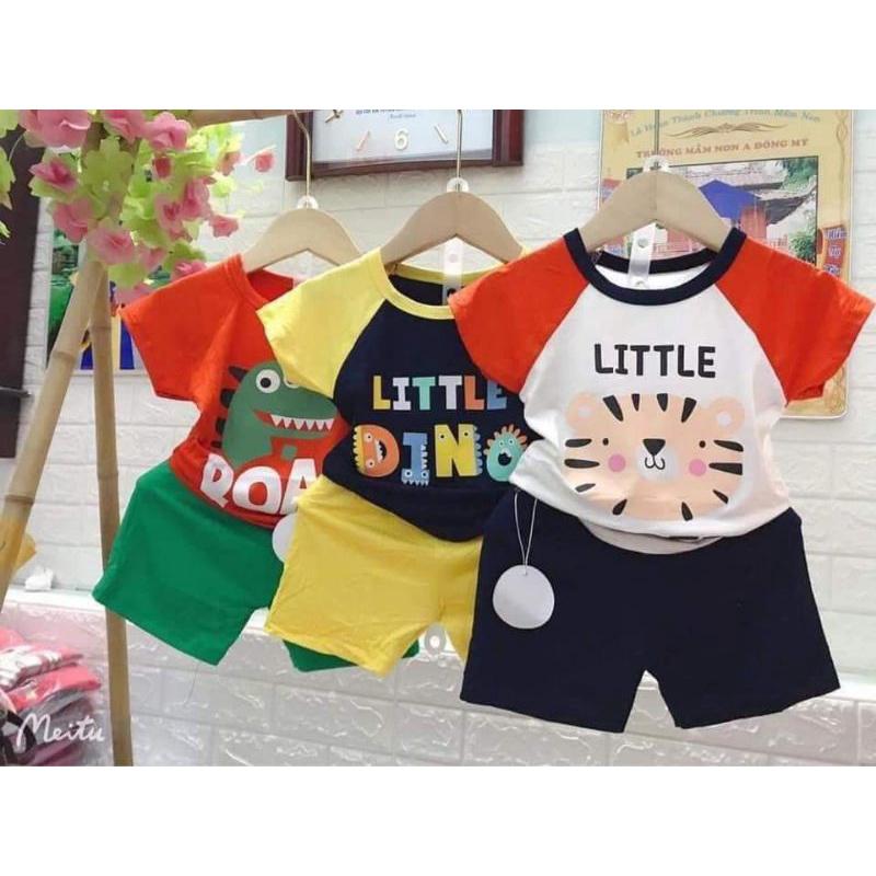 Bộ Cộc Tay Thun Lạnh  Cho Bé Trai Bé Gái