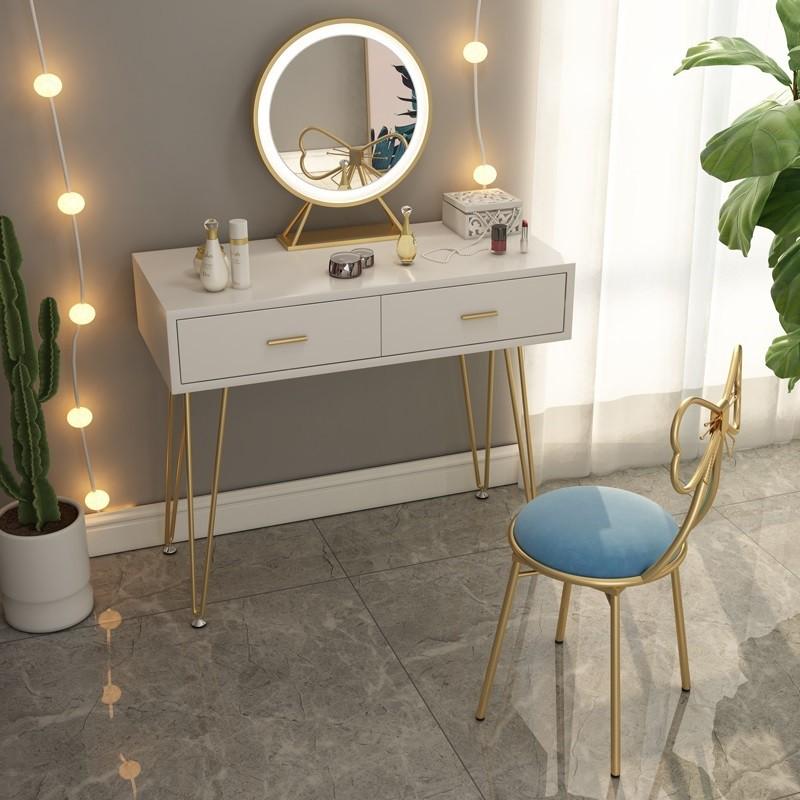 Ghế ngồi trang điểm tựa lưng hình Nơ