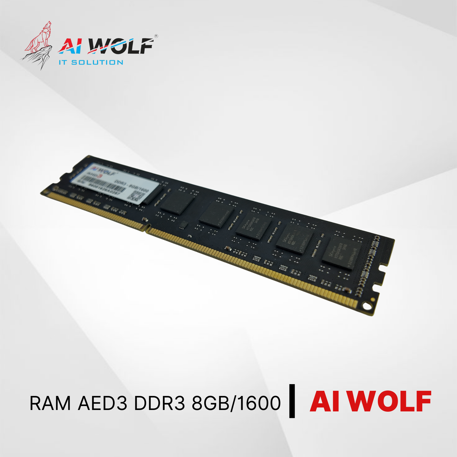 Bộ nhớ RAM PC AIWOLF AED3 DDR3 8GB/1600 – Hàng Chính Hãng