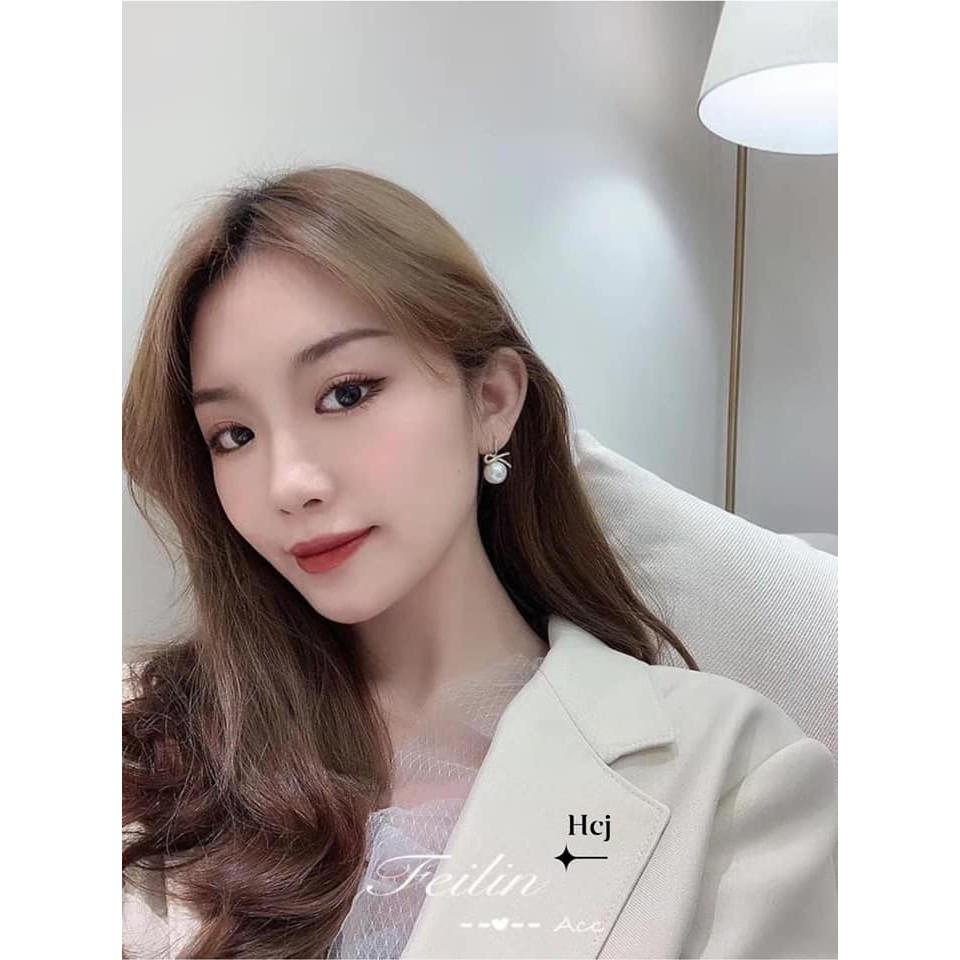 BÔNG TAI BẠC TA - BÔNG TAI NƠ XINH XẮN -