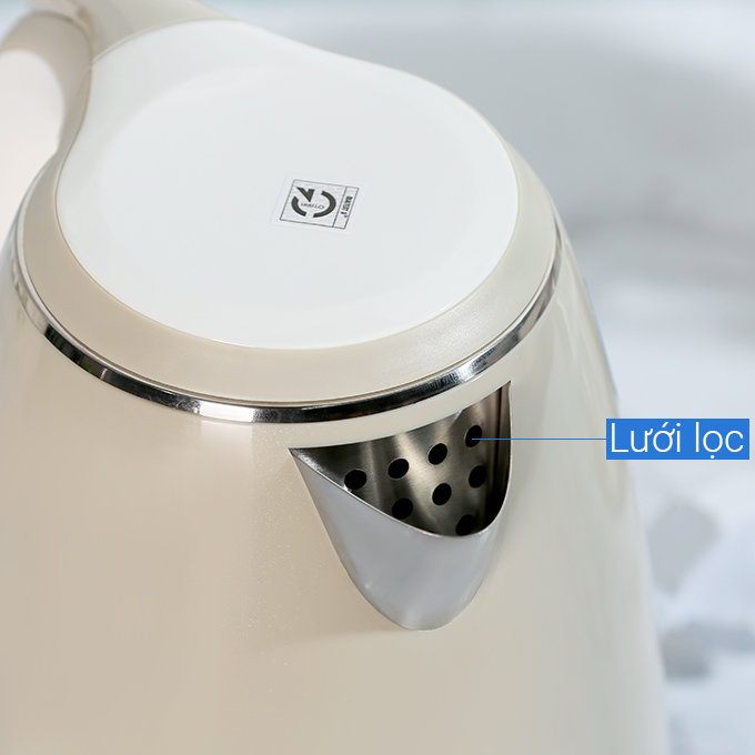 Ấm Đun Siêu Tốc Bluestone 1.5 lít KTB-3453, Inox 304 An Toàn , Hàng Chính Hãng