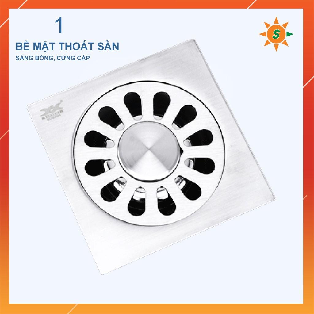 Phễu thoát sàn chống mùi hôi, phễu thoát sàn, Inox 304 dày 1,5mm.