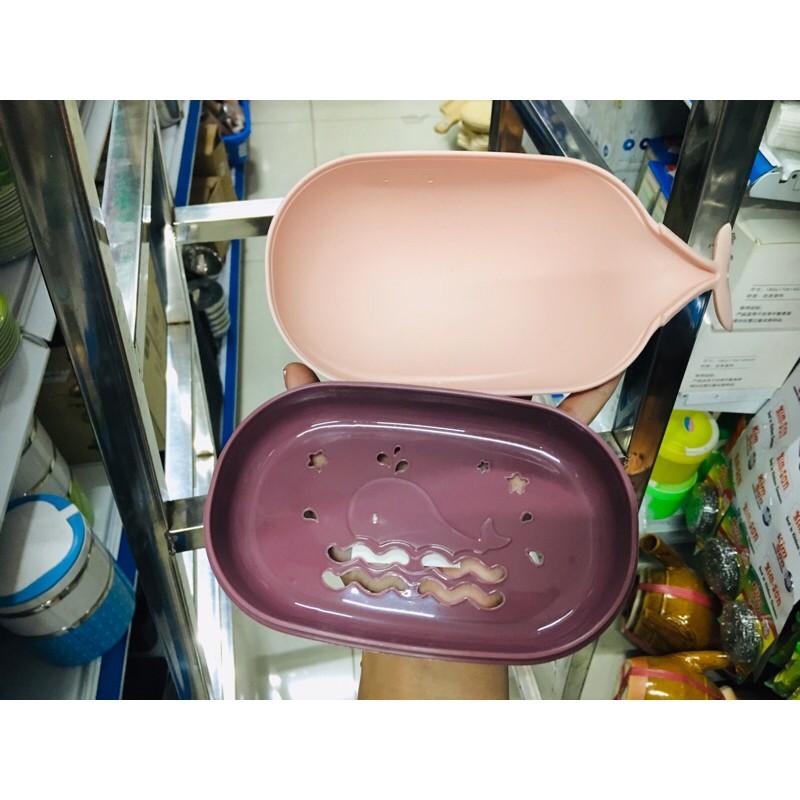 Hộp đựng xà bông cục hình cá heo