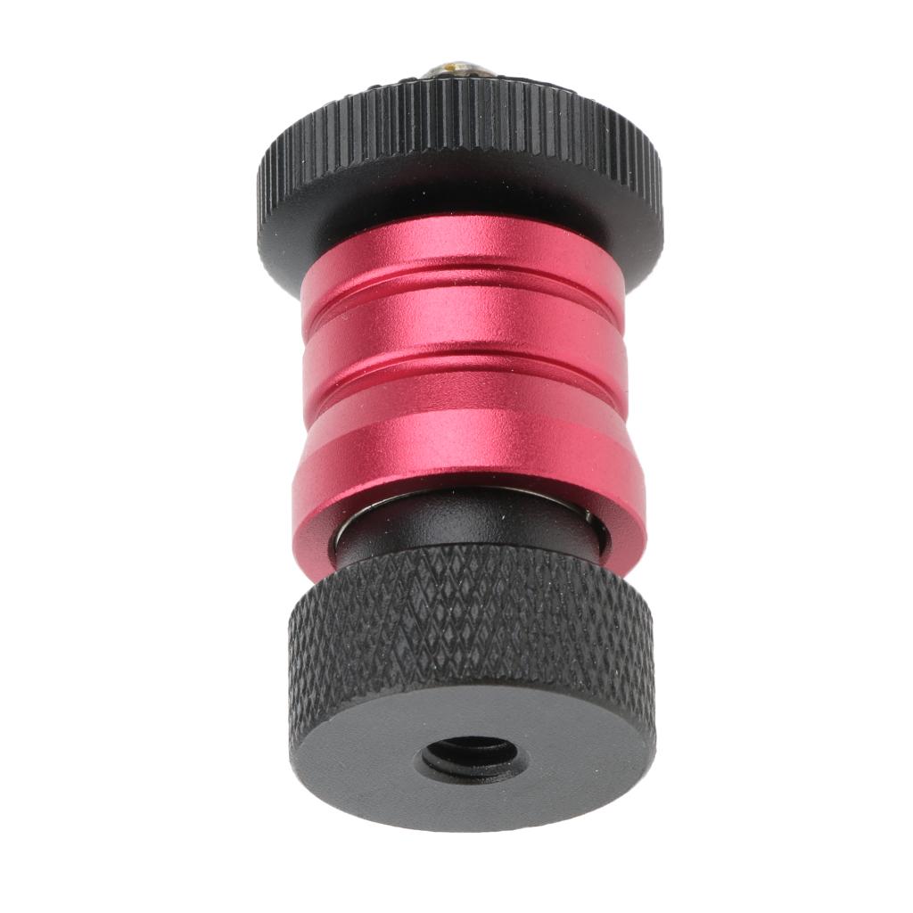 For Arca Swiss Tripod Ball Head Camera Hot Shoe Mount Quick Release Plate 1/4" Screw Hole