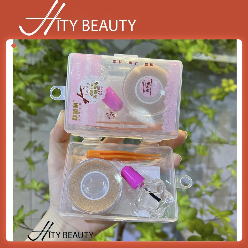 Mí lưới cuộn kèm Nhíp + Keo dán size vừa cho Makeup trang điểm chuyên nghiệp - Hity Beauty