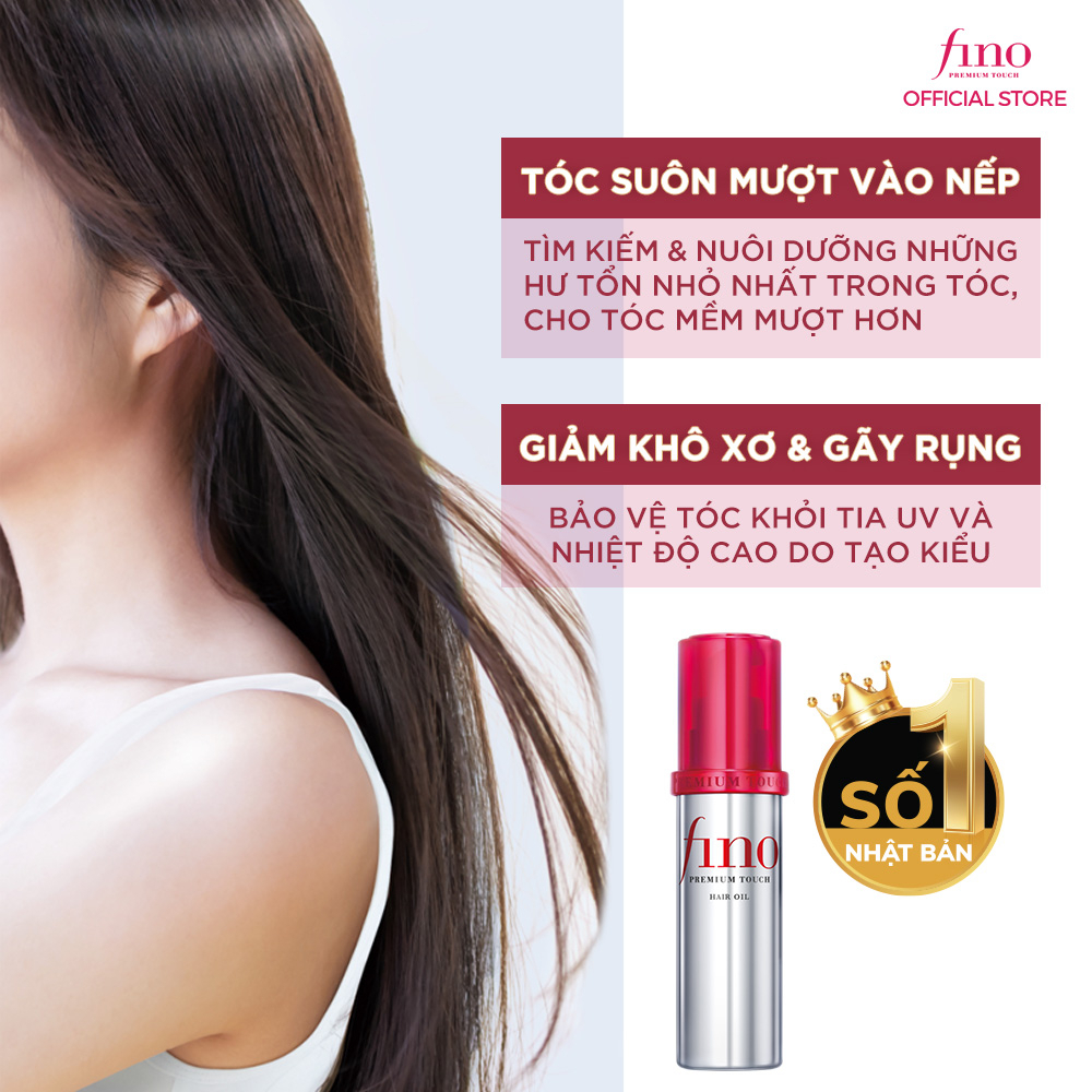 Kem ủ tóc cao cấp FINO Premium Touch 230g + Dầu dưỡng tóc cao cấp FINO PREMIUM TOUCH HAIR OIL B 70ml