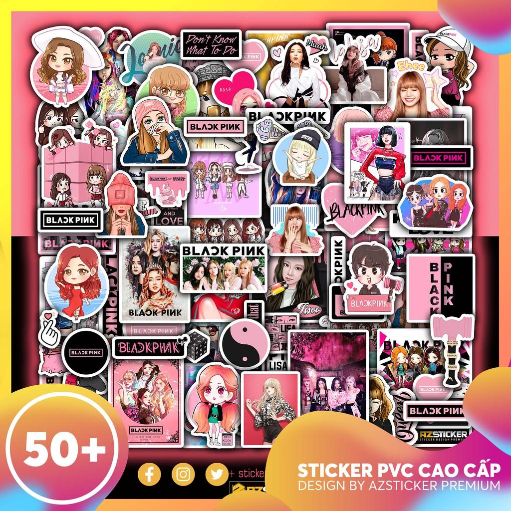Sticker In Hình Black Pink | Dán Nón Bảo Hiêm, Điện Thoại, Laptop, Bình Nước...Chống Nước, Chống Bay Màu.