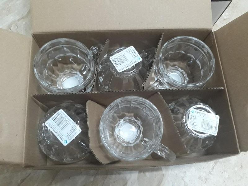 Bộ 6 Cốc Thủy Tinh Uống Nước - Vận Chuyển Miễn Phí Toàn Quốc