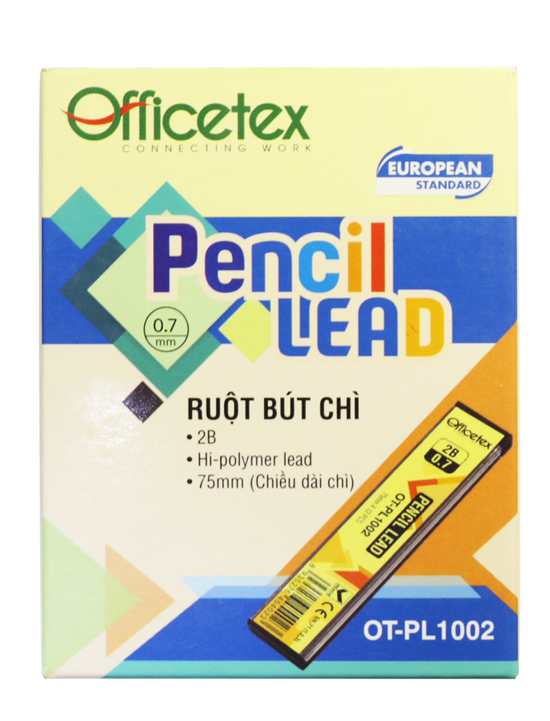 Ruột chì bấm Officetex 0.7mm OT-PL1002 (12 cái/hộp)