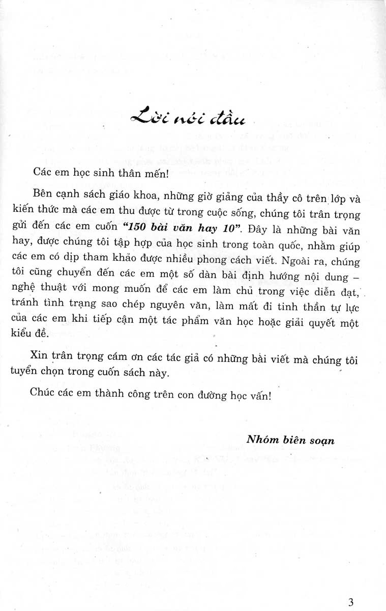150 Bài Văn Hay 10