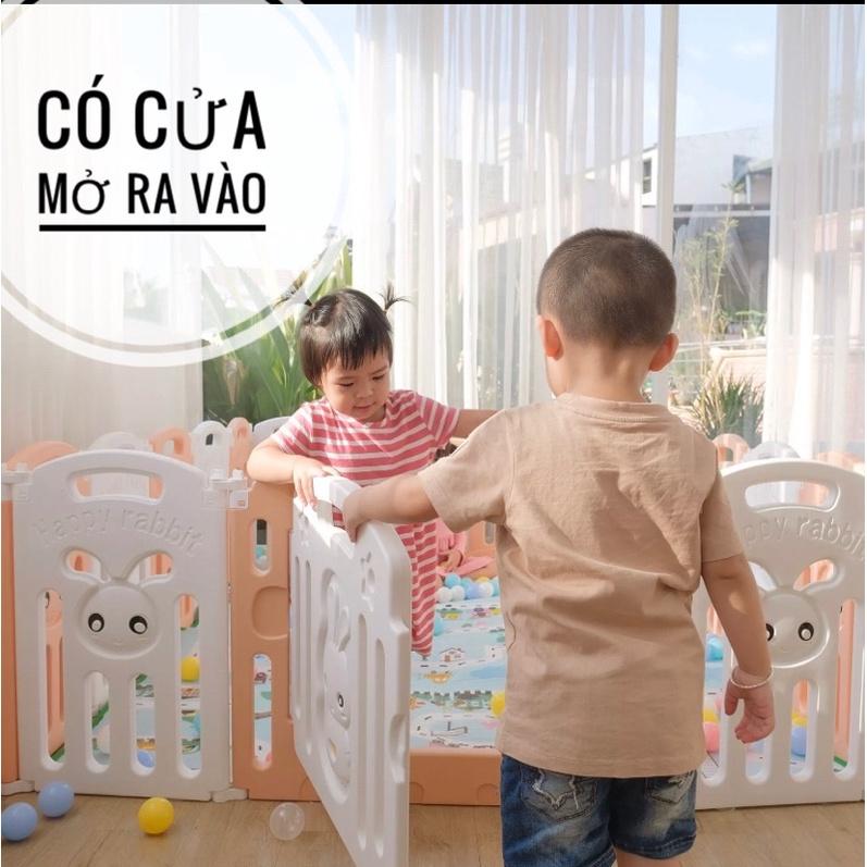 Cũi quây nhựa cho Bé (tặng thảm xốp 1m6-2m, 100 bóng,kg lấy quà dc -tiền ra) quây gấp gọn cho Bé