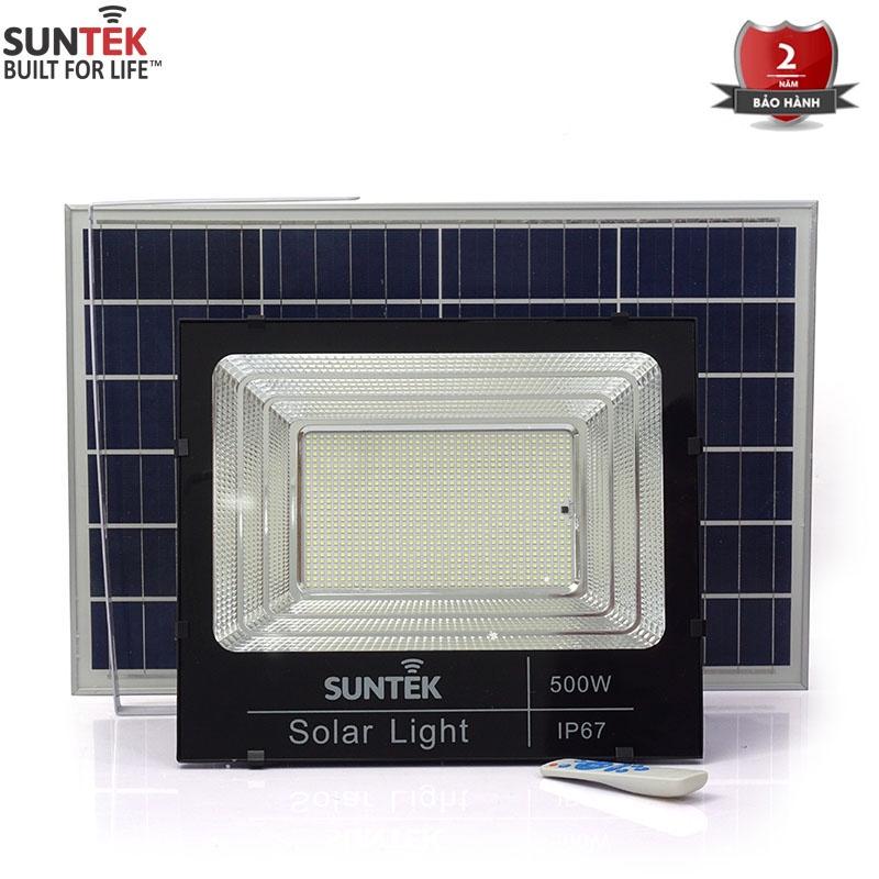 Đèn Pha Năng Lượng Mặt Trời SUNTEK LED Solar Light 500W - Hàng Chính Hãng - Bảo hành 2 năm 1 đổi 1