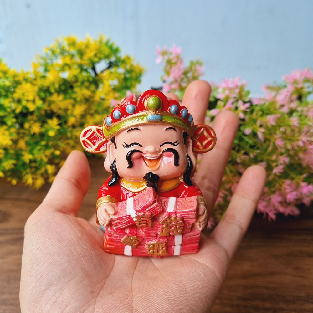Tượng Thần Tài 7cm ôm xấp tiền