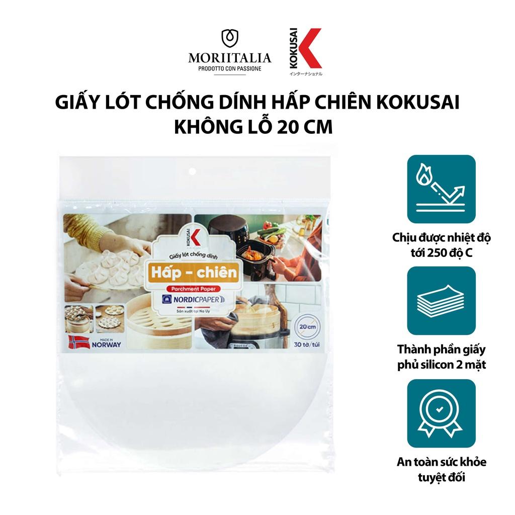 Giấy lót chống dính hấp chiên Kokusai không lỗ 20cm GCDD00002295