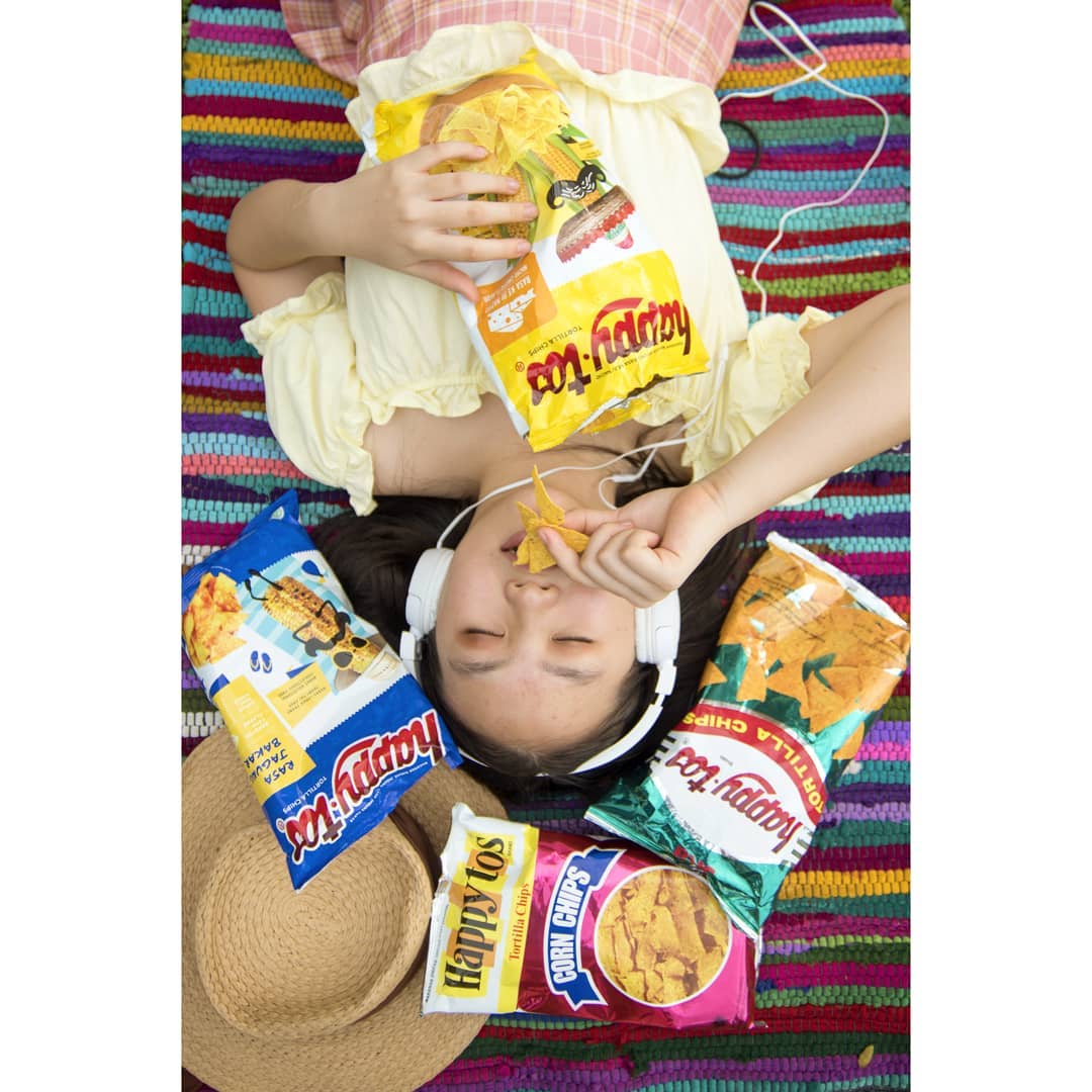 Snack Happy Tos Bắp Vị Bắp Nướng Gói 140g