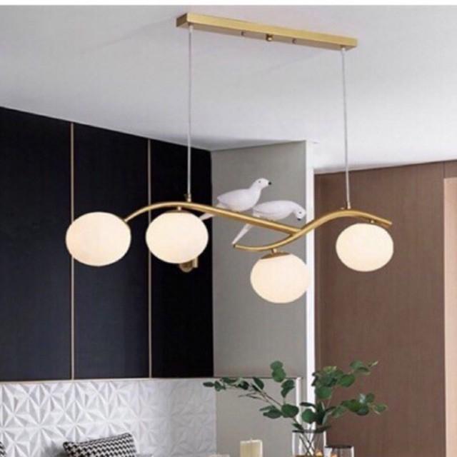 Đèn thả bàn ăn hiện đại MOVA trang trí không gian nội thất nổi bật, đẹp mắt - Tặng kèm bóng đèn đầy đủ