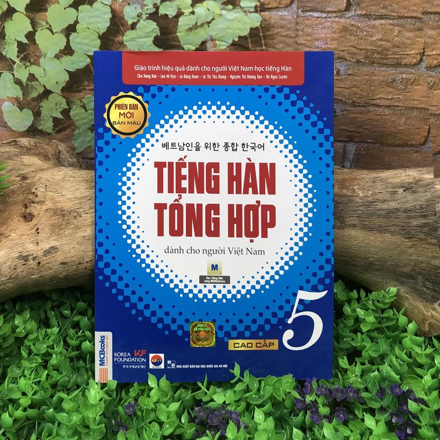 Sách - Tiếng Hàn Tổng Hợp Dành Cho Người Việt Nam - Cao Cấp 5 Phiên Bản Mới (4 Màu)