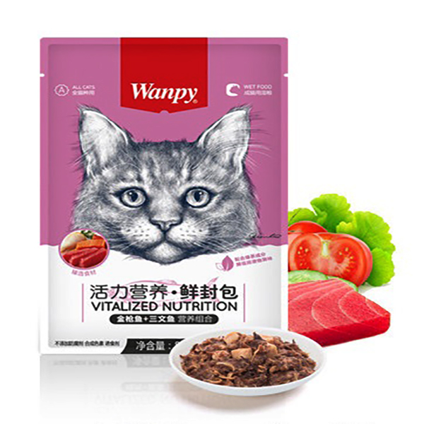 Pate Wanpy cho mèo gói 80-100 gr