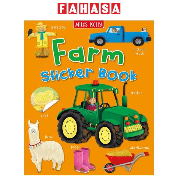 Sách ngoại văn: Sticker Book - Farm