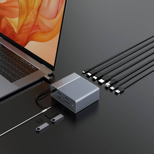 Cổng Chuyển HyperDrive Gen2 18-IN-1 For Macbook, Ipad Pro 2018-2020, PC & Devices (G218)-Chính hãng