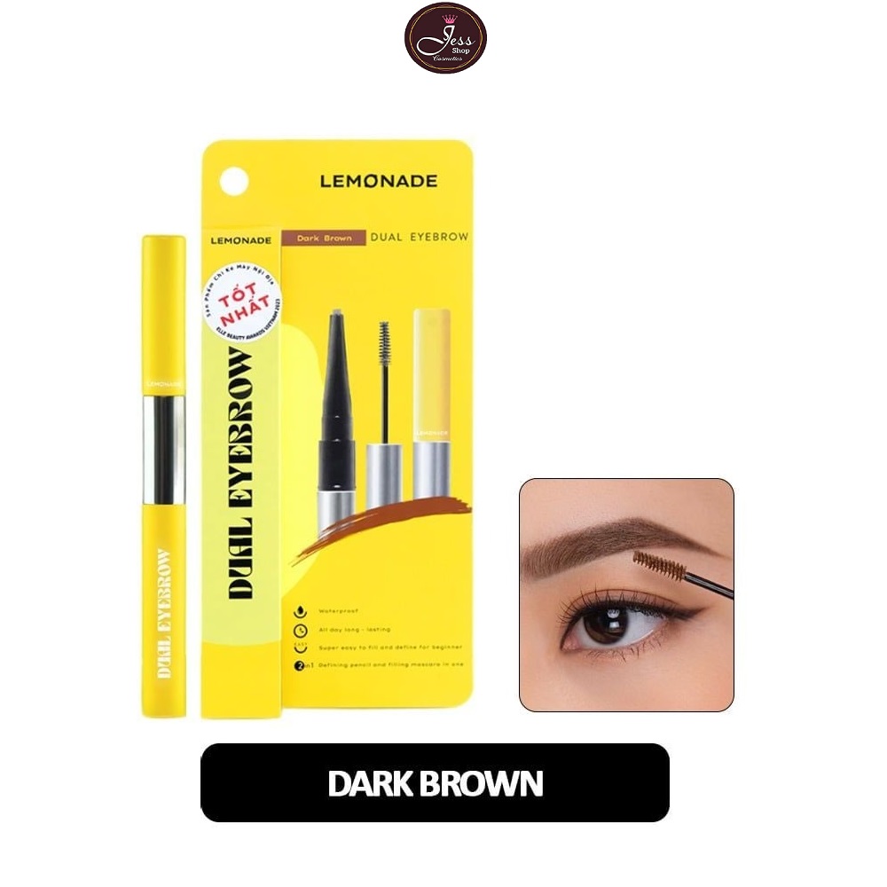 Chì Kẻ Mày 2 Đầu Lemonade Want It Got It Dual Eyebrow 4g