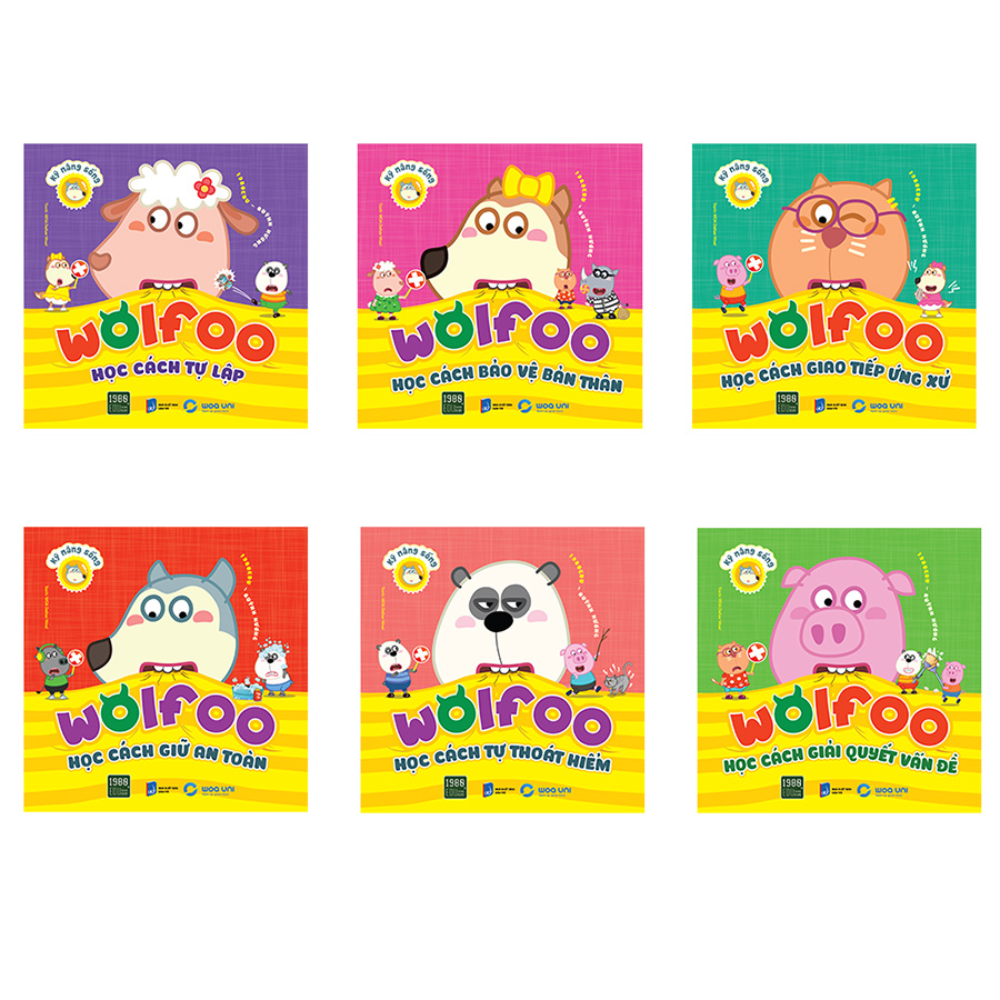 Wolfoo - Bộ Sách 6 Cuốn