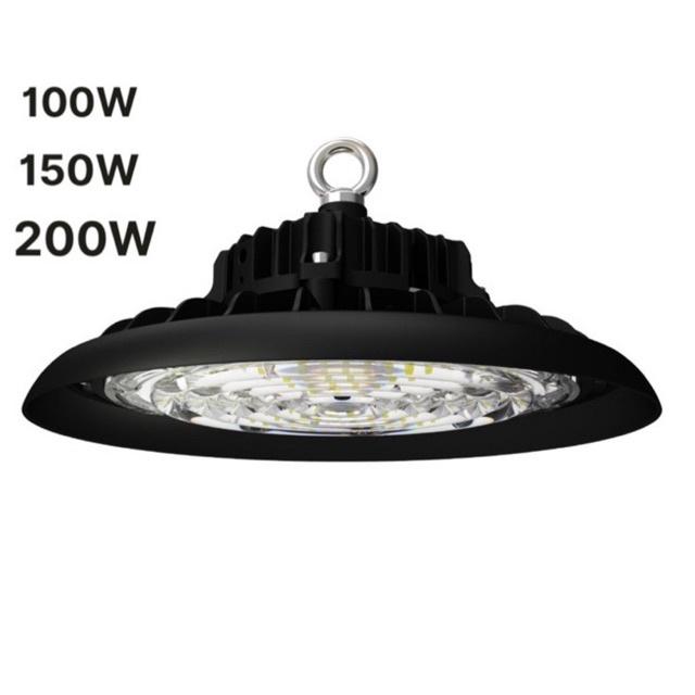 Đèn led highbay nhà xưởng, nhà kho, nhà thi đấu công suất 100W, 150W, 200W hàng chuẩn watt linh kiện cao cấp