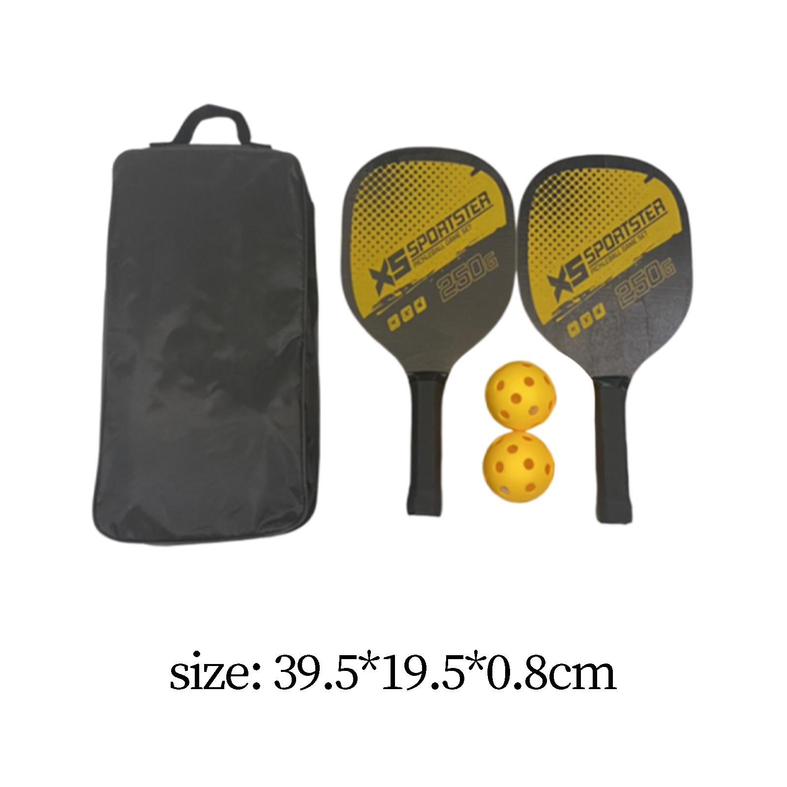 Pickleball Rackets Lightweight Pickleball Paddles Set for Player Adults Play