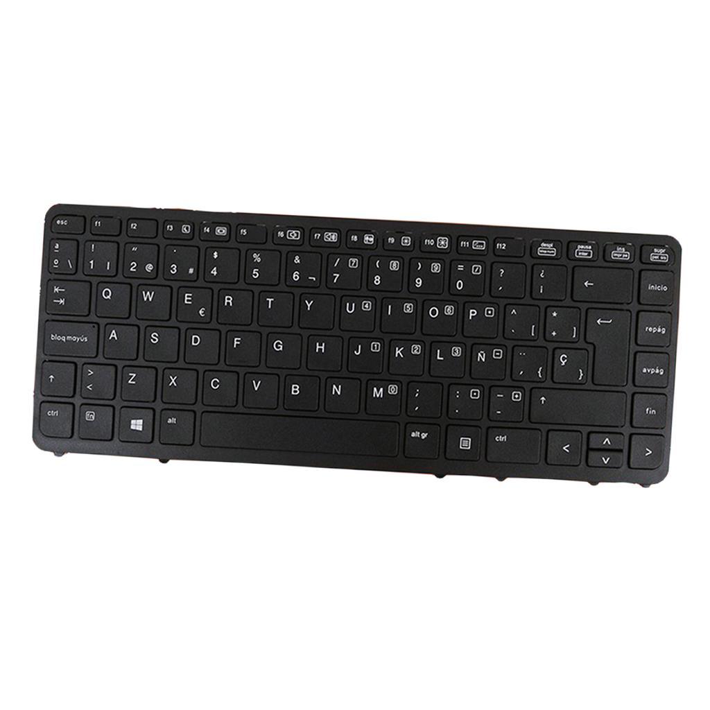 Replacement Laptop Keyboard Spanish for HP 840 G2 850 G2 w/ Black