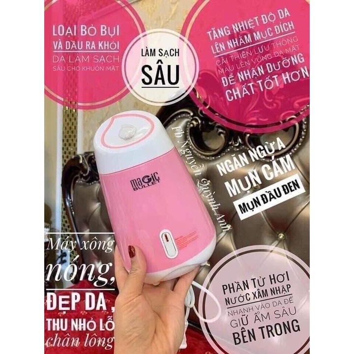Máy xông hơi hoa quả cho cảm giác thư giãn sương mù Nano thấm sâu vào da,làm mềm ,giữ ẩm và thải độc cho da