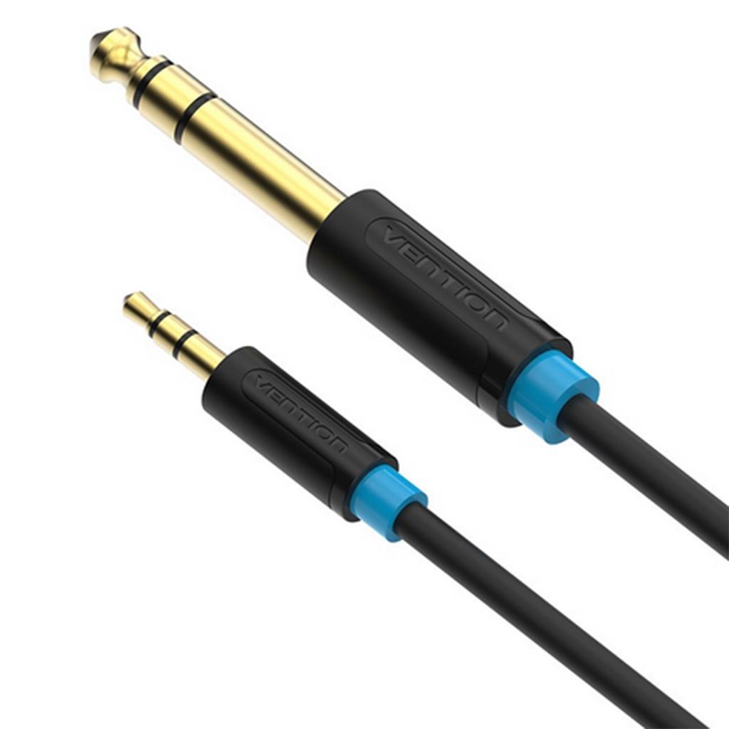 3.5mm to 6.5/6.35mm Adapter Aux Cable Male to Male for Mixer Amplifier 0.5m New