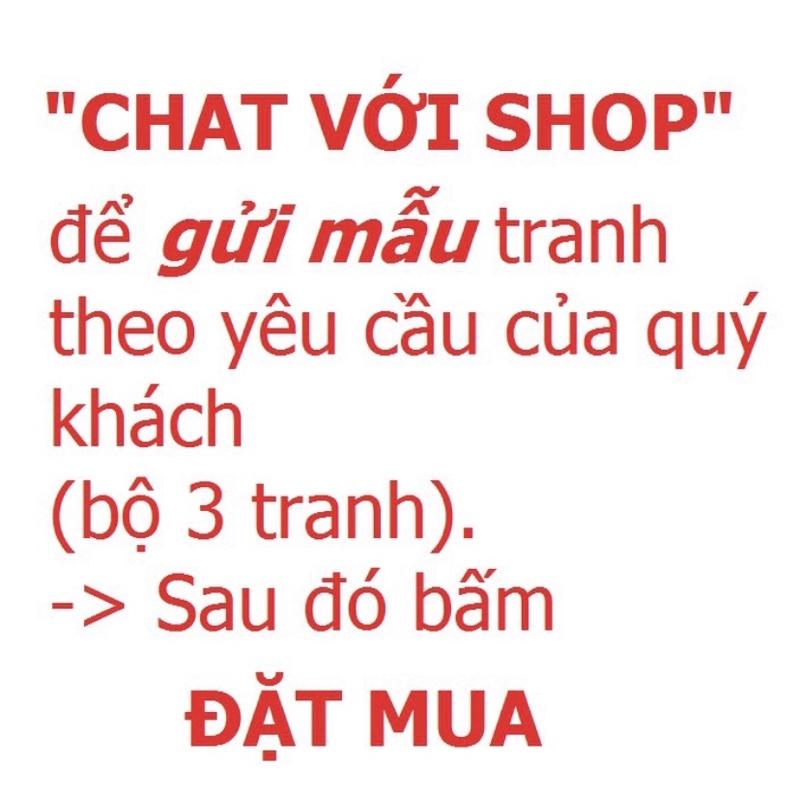 Bộ 3(D50cm) Tranh Tráng Gương Cao Cấp Đẹp Bền