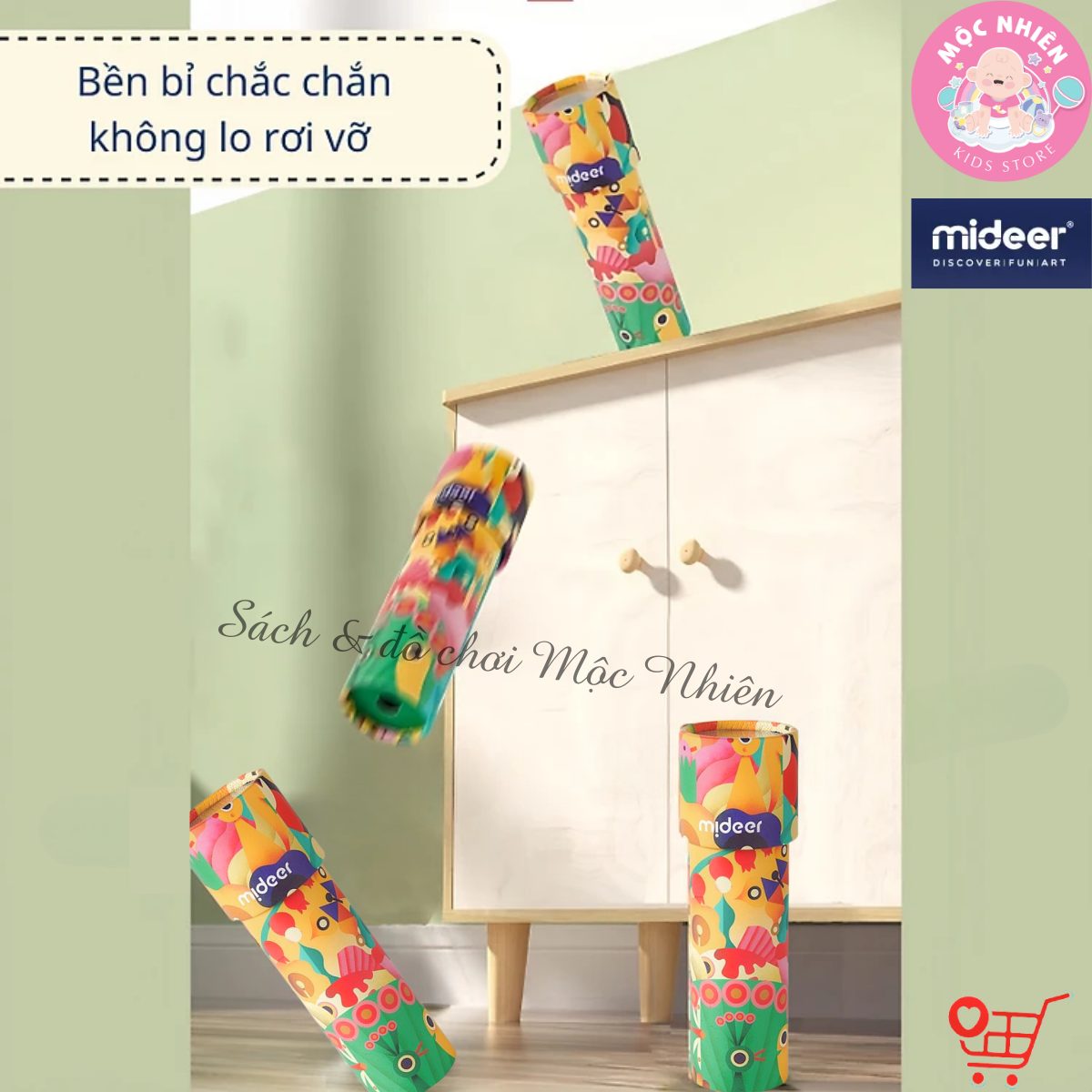 Đồ chơi sáng tạo Kính vạn hoa Magic Kaleidoscope - chính hãng MIDEER