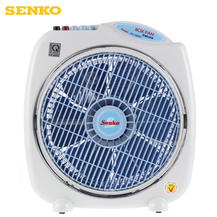 Quạt bàn đảo 5 cánh 40W Senko BD1010 - Giao màu ngẫu nhiên - Hàng chính hãng