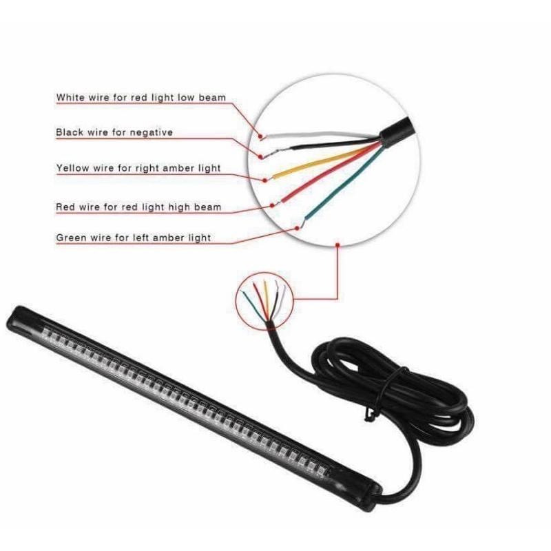 Siêu phẩm Đèn LED gắn phía sau cho biển số xe mô tô cao cấp