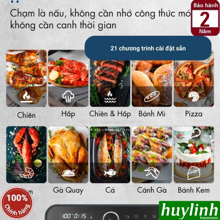 Nồi chiên - hấp hơi nước siêu nhiệt Dingo DSF16 - Dung tích 16 lít - 21 chức năng - [Tặng máy xay DCB500 đến 15-2] - Hàng chính hãng