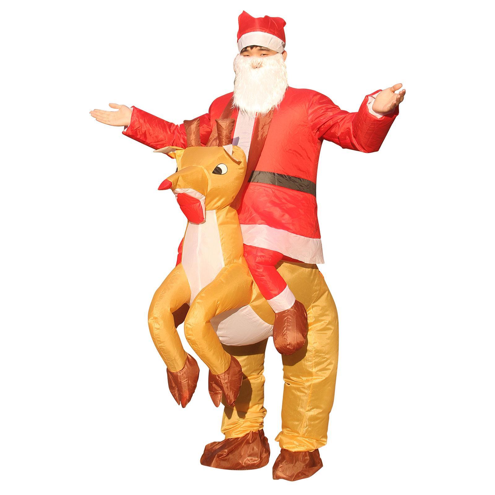 2x Inflatable Costume Fancy Dress Comfortable Cosplay for Holiday Party
