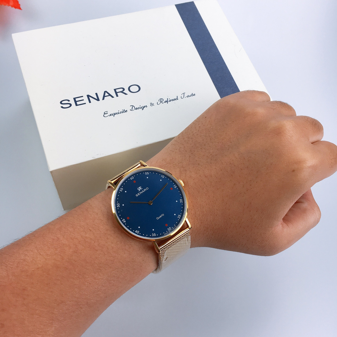Đồng hồ nam SENARO Every Time Large 66016GSG - Đồng hồ Nhật Bản chính hãng