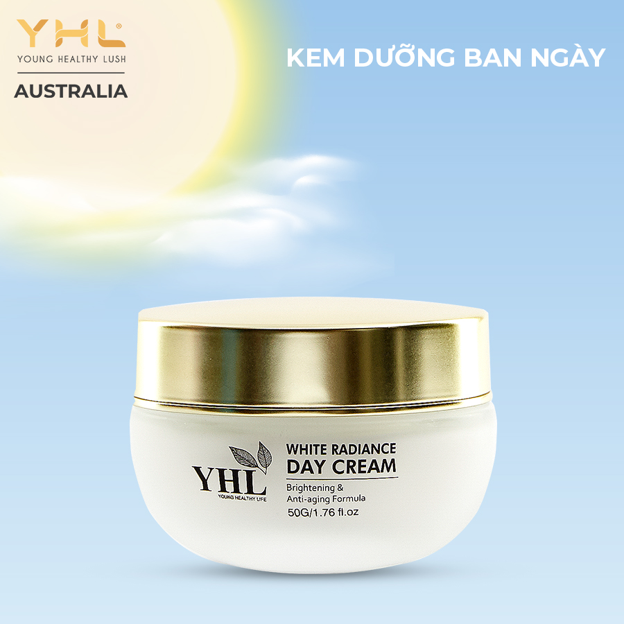 KEM DƯỠNG ẨM VÀ LÀM TRẮNG DA BAN NGÀY YHL - YHL WHITE RADIANCE DAY CREAM