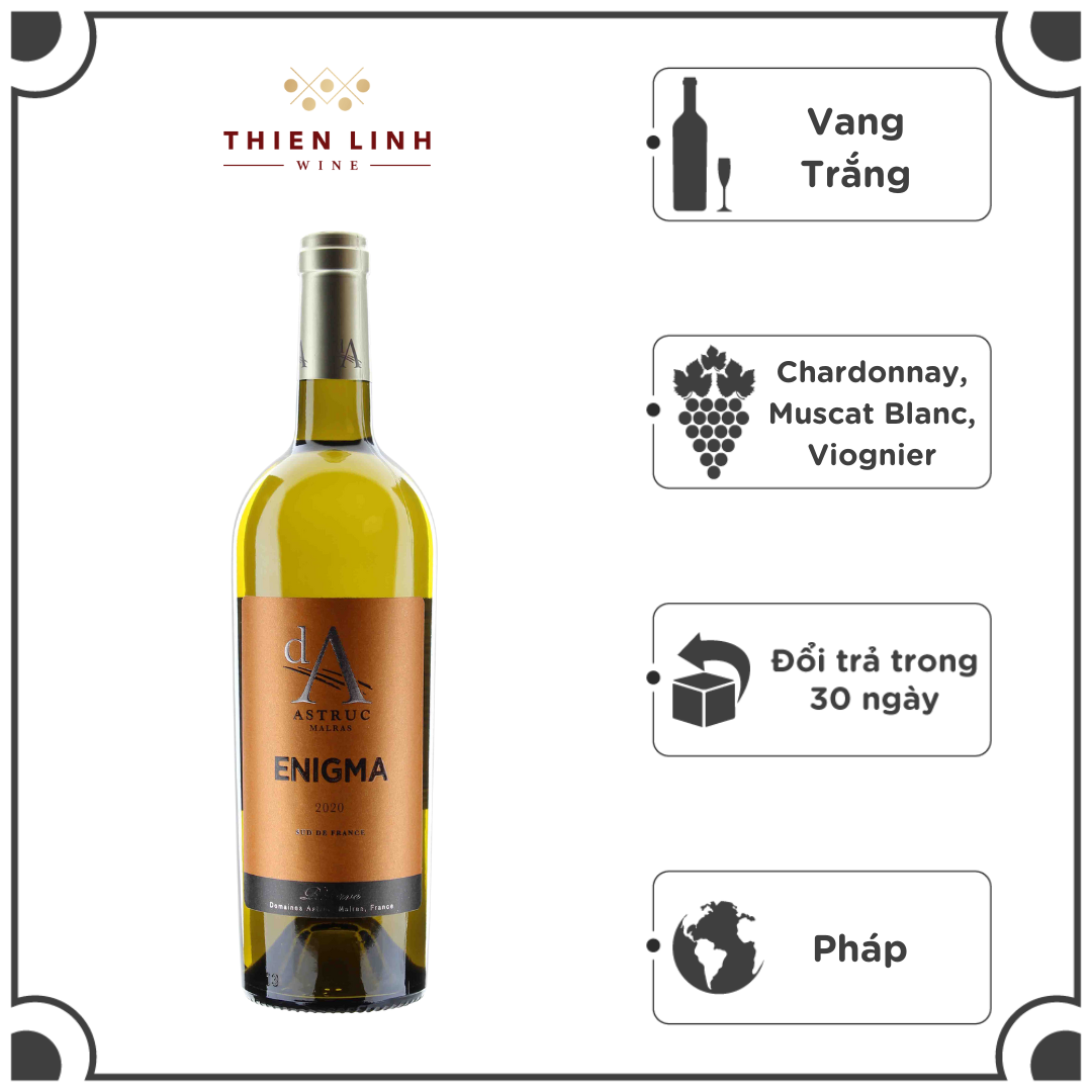 Rượu Vang Trắng Pháp Da Enigma Reserve