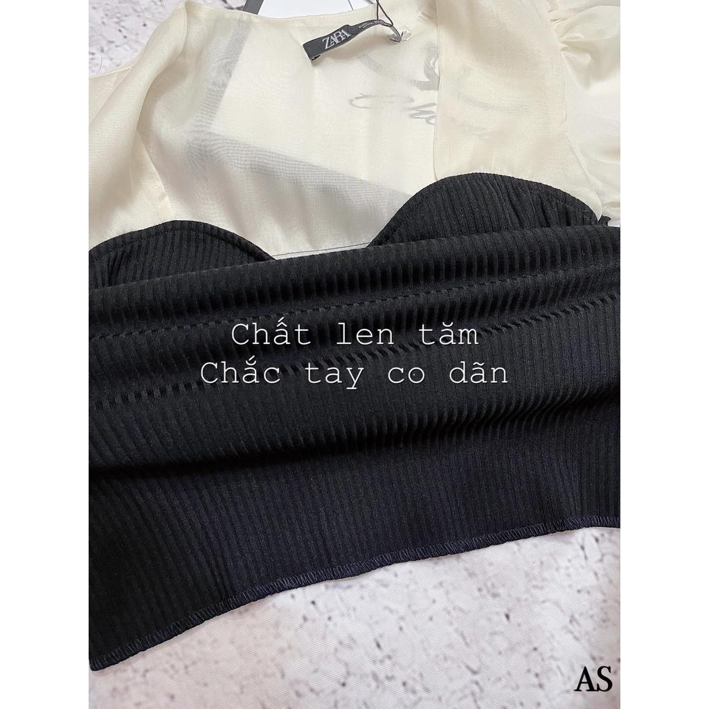 ÁO LEN TĂM PHỐI TƠ ÓNG CHO NỮ